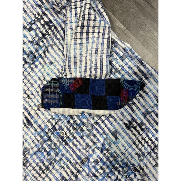 Size Large - Robert Graham Men's Classic Fit Shirt Colorful Embroidery - Picture 4 of 4